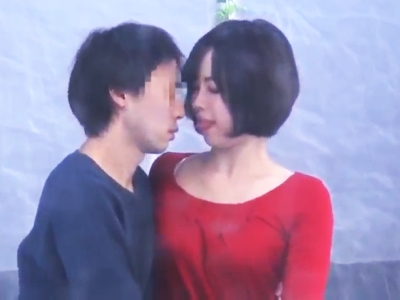 （MM号）きれいな人妻♪　仲良しな男とどろどろのキスをしながら激しいプレイをして乱れることになる